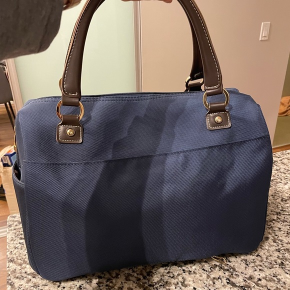 London Fog Westminister Cabin Bag 17 inch - Navy blue - Picture 3 of 8